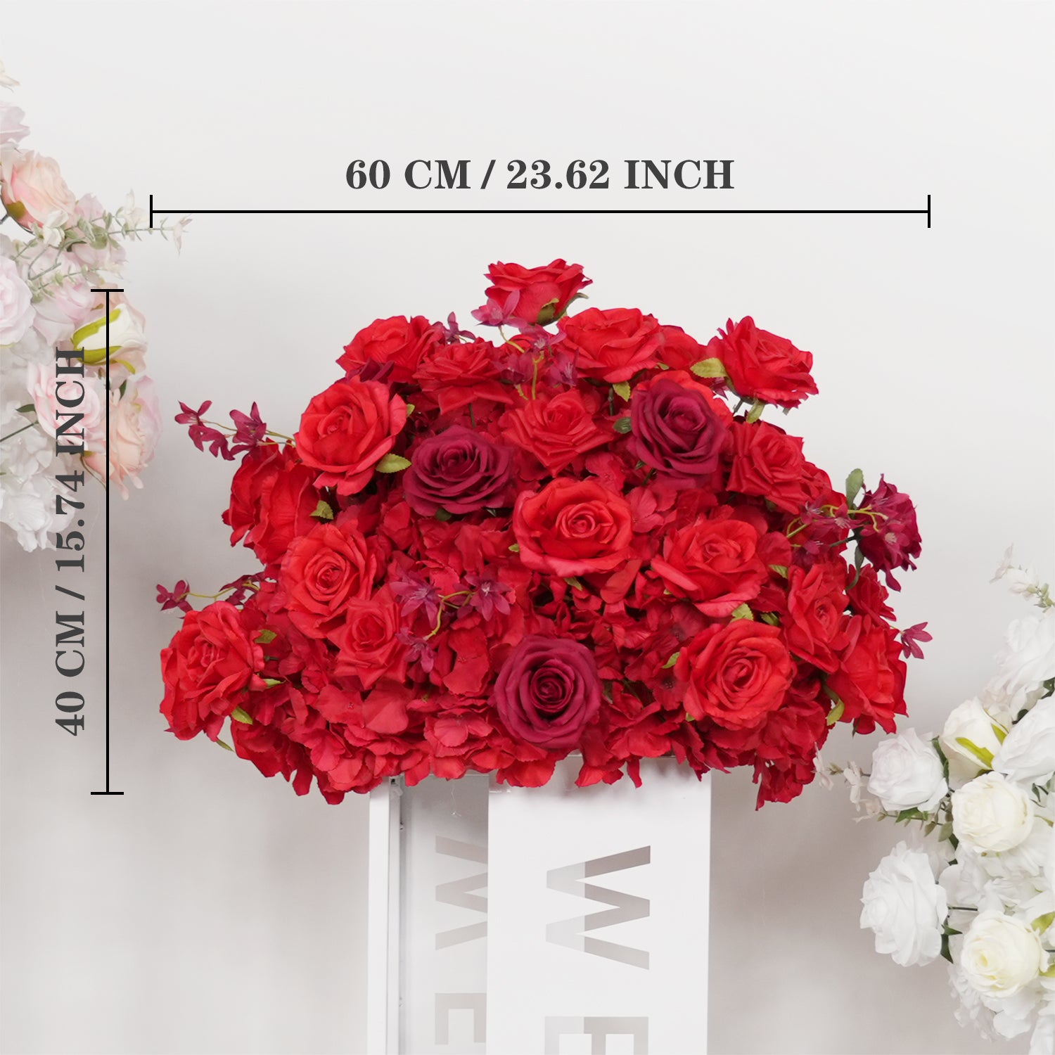 Hydrangea Rose Wedding Table Centerpiece Decor